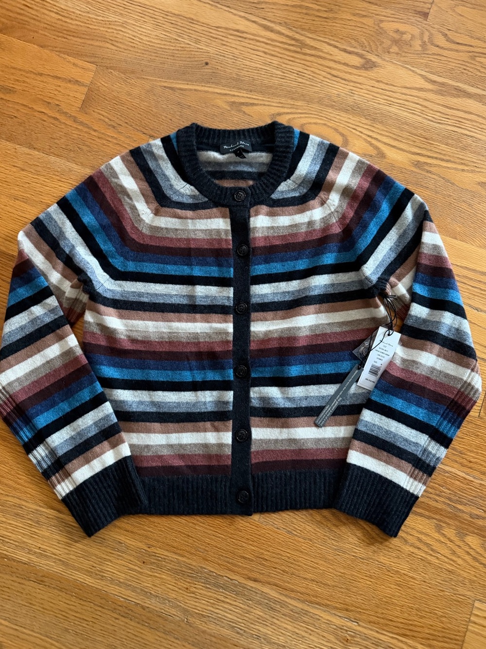 Michael Stars Cashmere Caroline Button-Up Cardigan - NWT